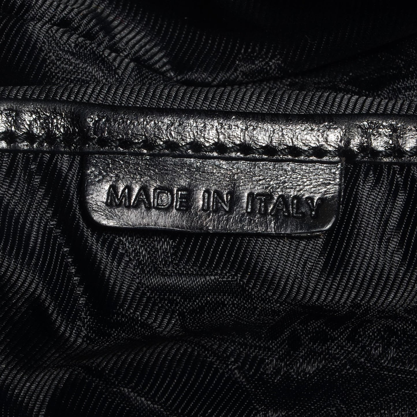 Prorsum Calfskin Studded Knight Satchel Black