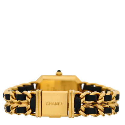 Chanel Stainless Steel Lambskin 20mm Chain Premiere Quartz Watch Gold M 3 of 4