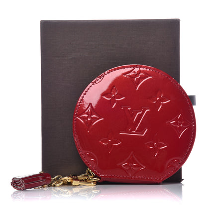 Louis Vuitton Vernis Chapeau Coin Purse Pomme D'Amour 9 of 9