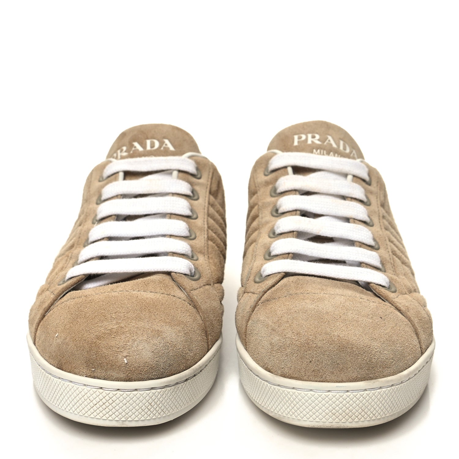 Prada Suede Nappa Diagramme Sneakers 37 Deserto 2 of 7
