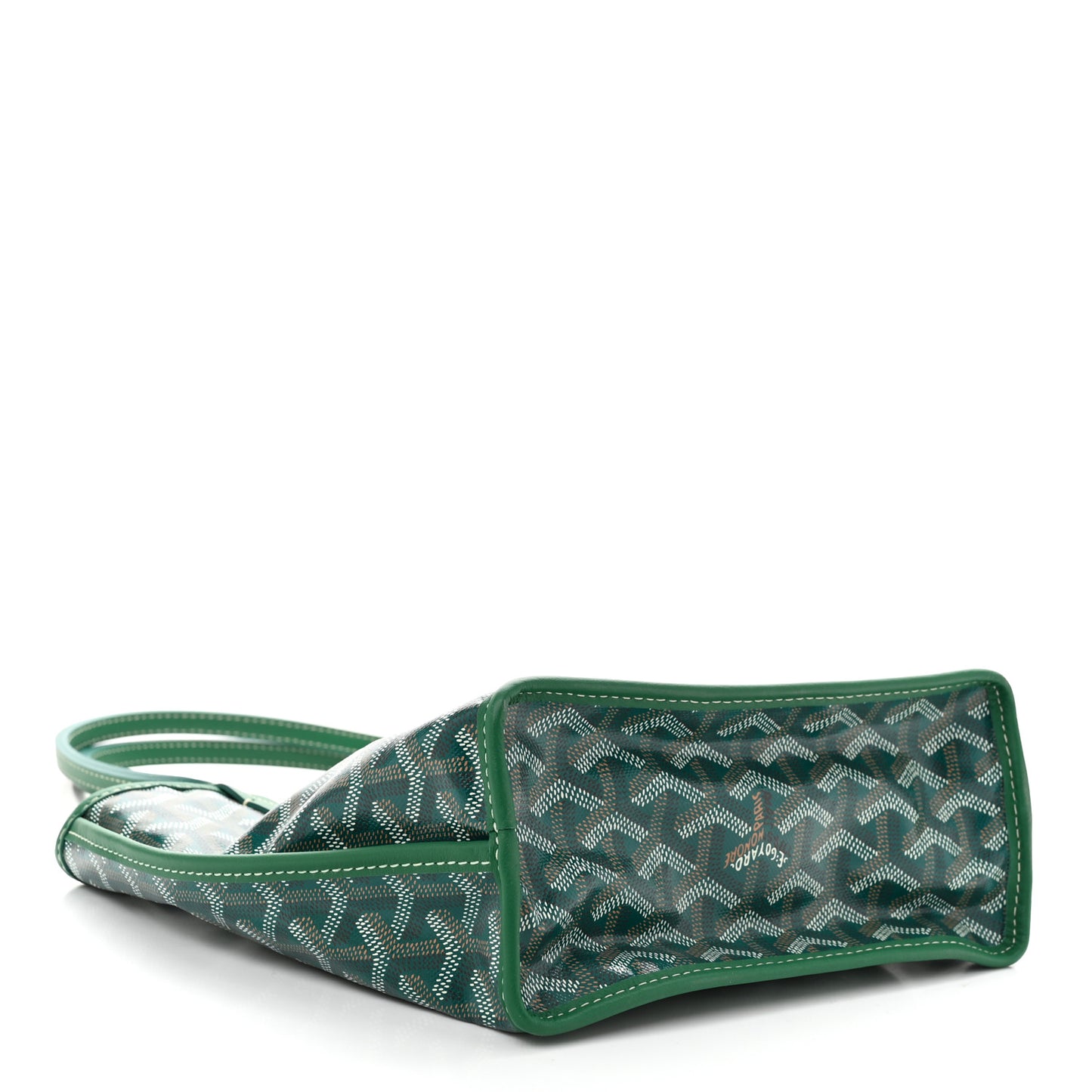 Goyardine Reversible Mini Anjou Green