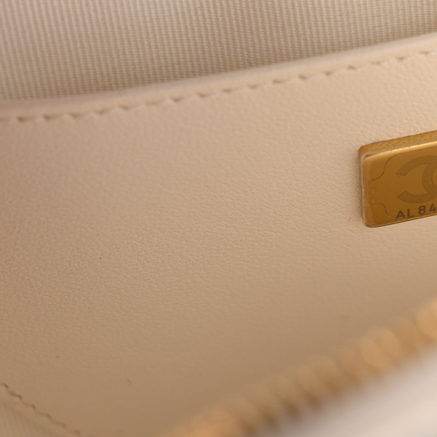 Chanel Lambskin Quilted CC In Love Heart Bag White 7 of 13