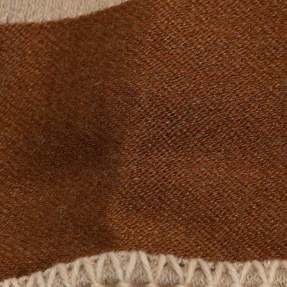 Louis Vuitton Wool Silk Cashmere Monogram Embrace Poncho Brown 7 of 10