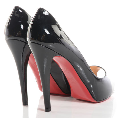 Christian Louboutin Patent Very Prive 120 Pumps 37.5 Black 5 of 7