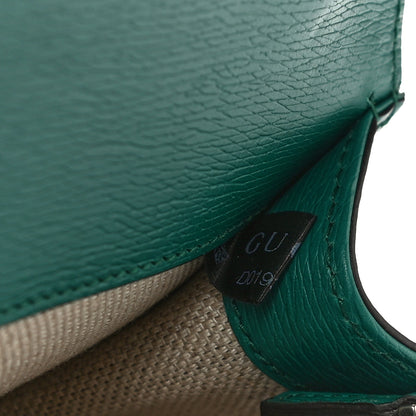 Gucci Calfskin Blooms Print Medium Dionysus Shoulder Bag Bright Emerald Multicolor 8 of 12