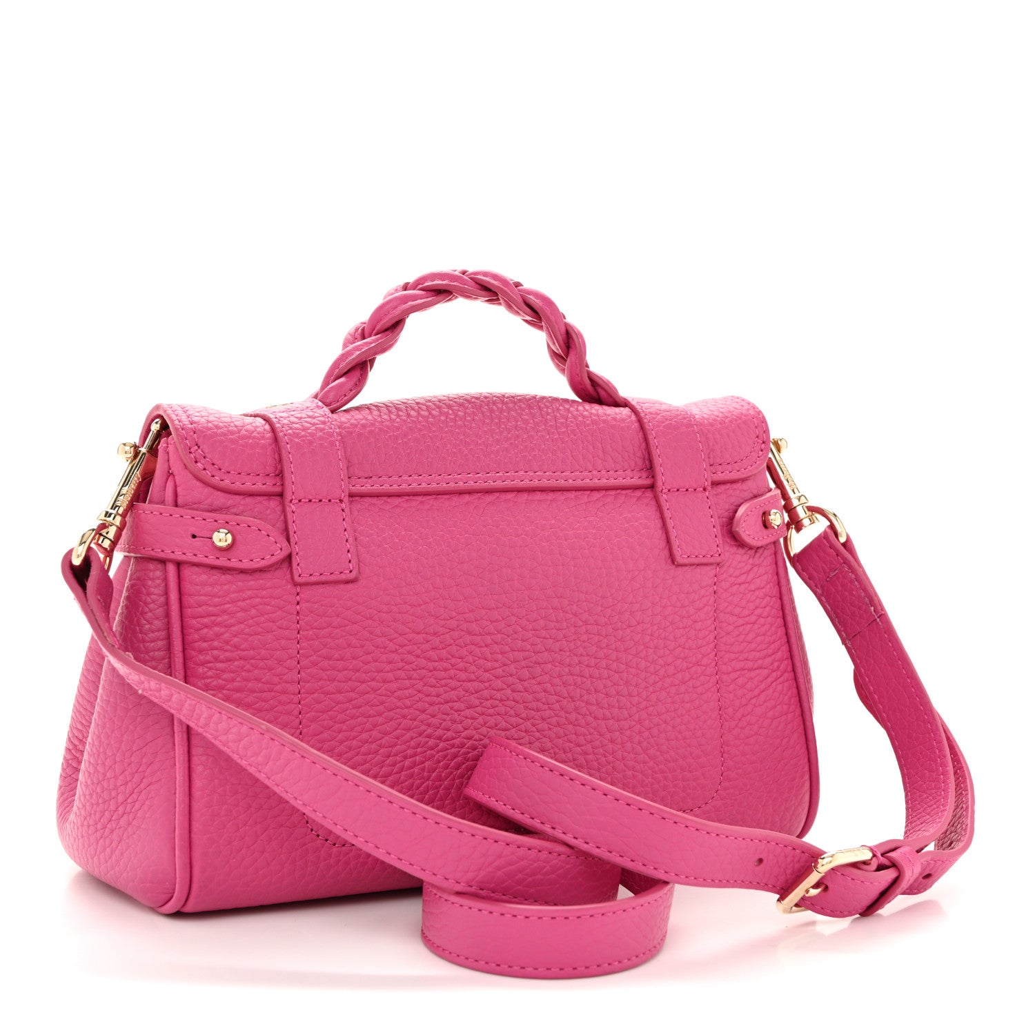 【希少】 mulberry アレクサ 2way ショルダーバッグ ピンク レザー Mulberry Heavy Grain Mini Alexa Mulberry Pink 1800069 – FASHIONPHILE