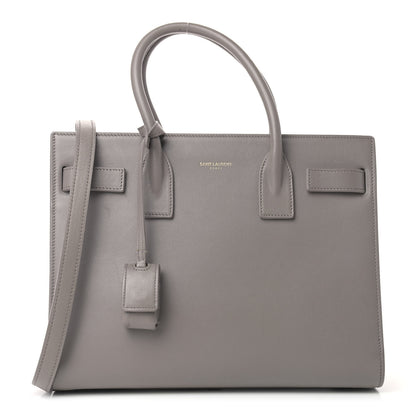 Saint Laurent Calfskin Baby Sac de Jour Fog 1 of 14