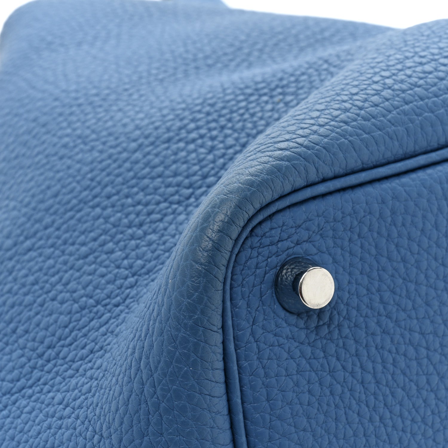 Hermes Taurillon Clemence Picotin Lock 18 PM Deep Blue 12 of 13