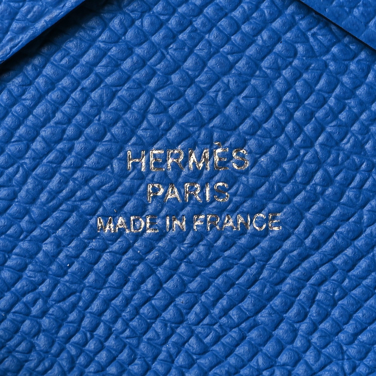 Hermes Epsom Calvi Duo Card Case Bleu Zanzibar 8 of 9