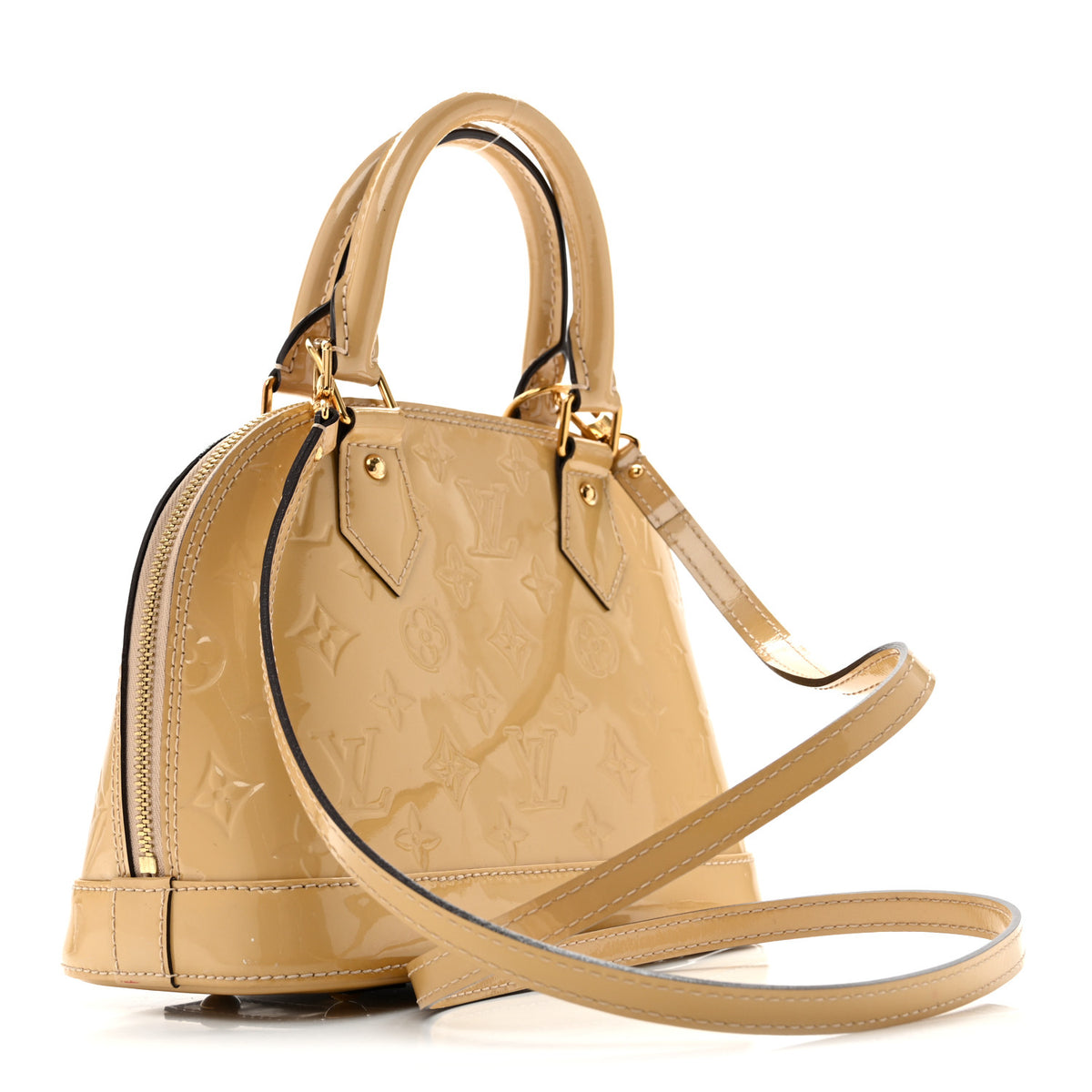 Louis Vuitton Vernis Alma BB Dune 3 of 13