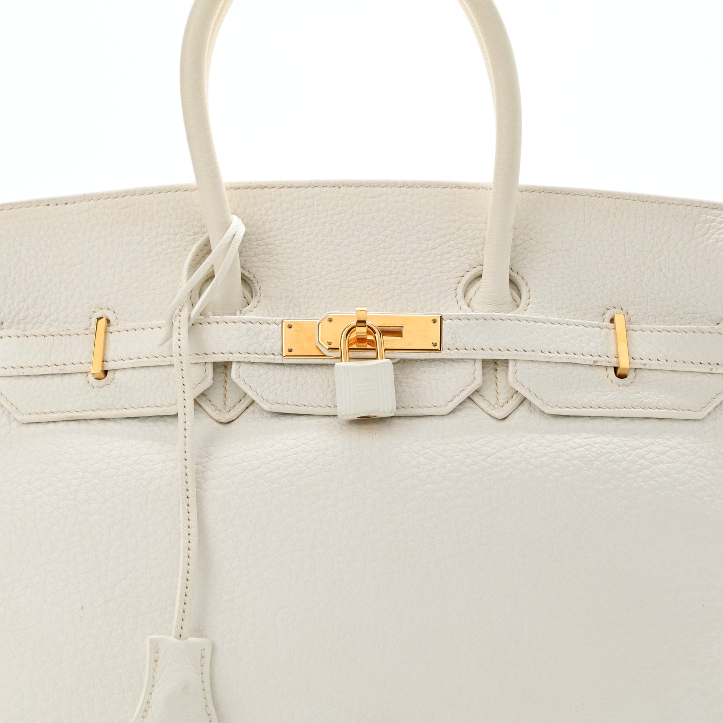 Taurillon Clemence Birkin 35 White