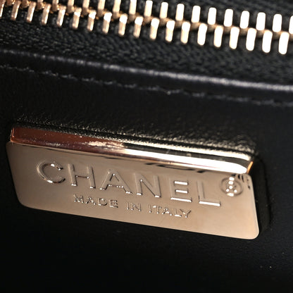 Chanel Sequin Nano Kelly Shopper Black 6 of 10