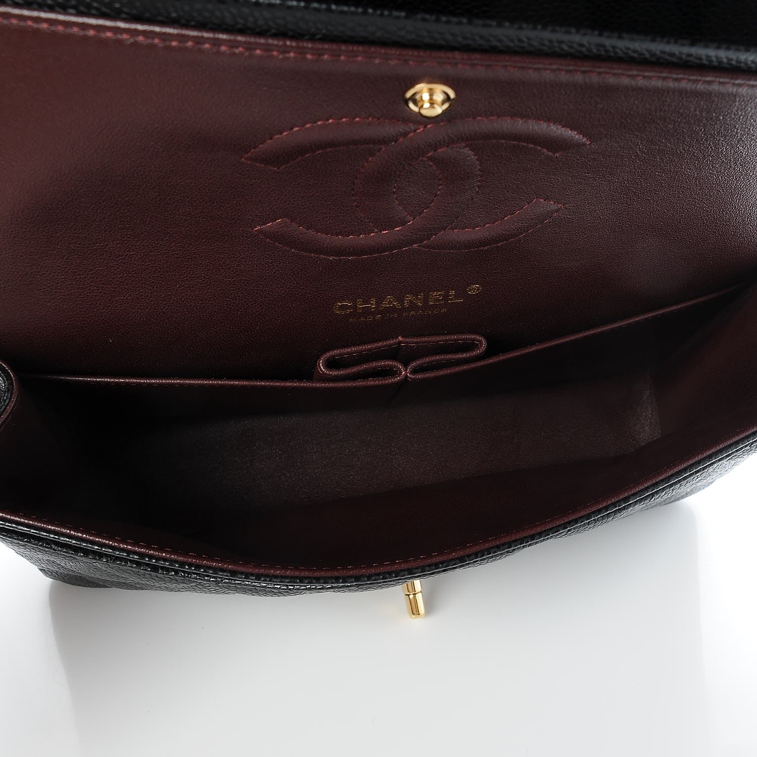Chanel Caviar Quilted Medium Double Flap Black 6 of 9