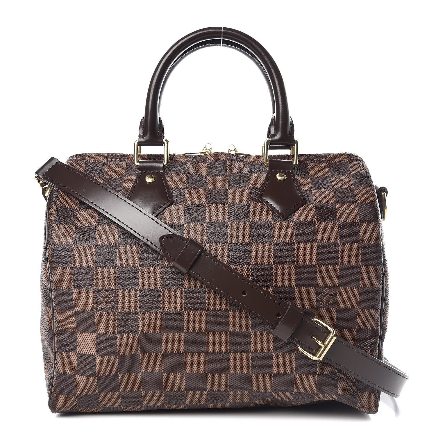 FASHIONPHILE LOUISVUITTONDamierEbeneSpeedyBandouliere25 1 of 10