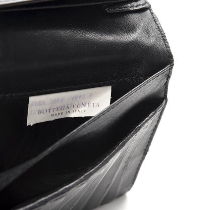 Bottega Veneta Nappa Intrecciato Continental Wallet Black 8 of 9