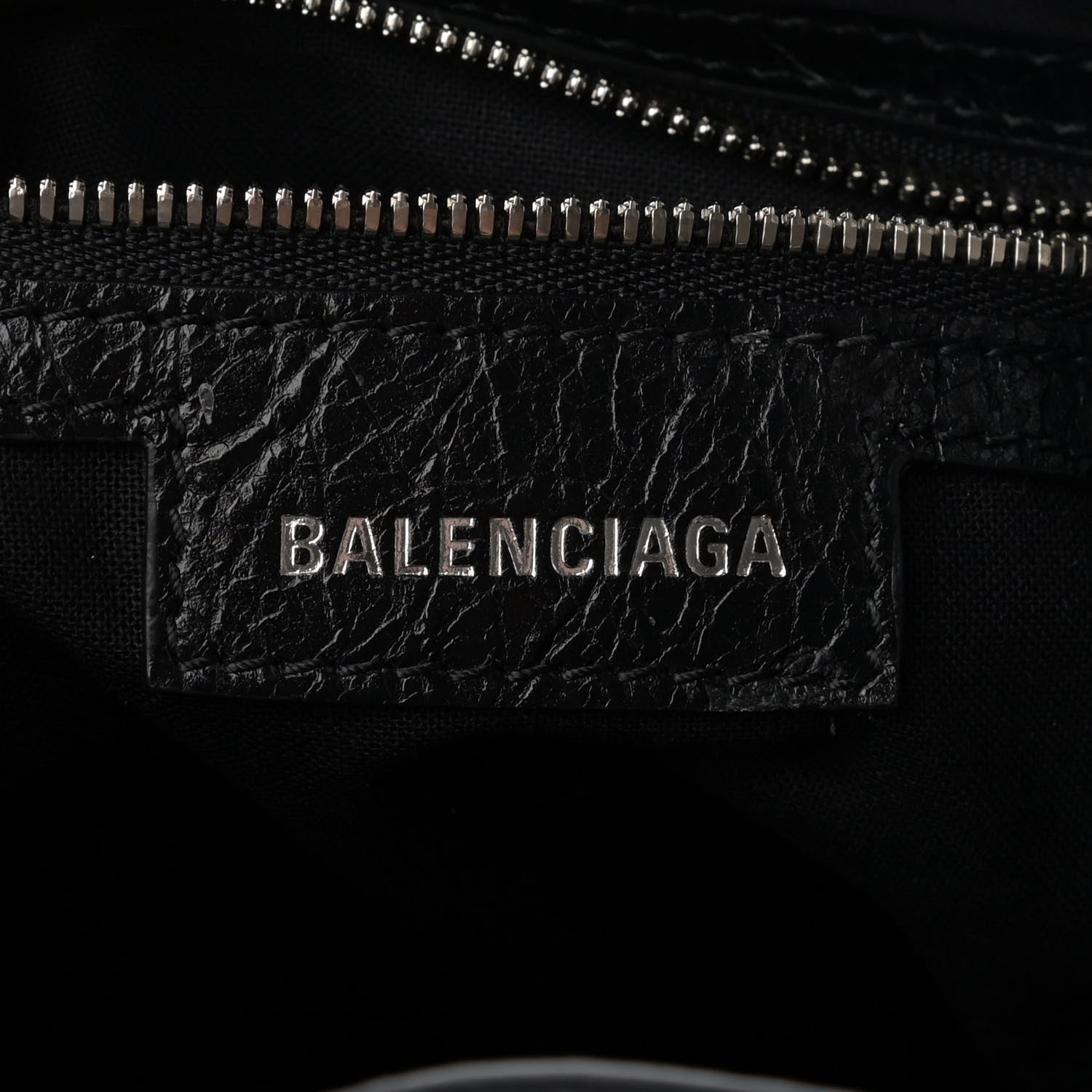 Balenciaga Agneau Arena Le Cagole Bucket Bag XS Black 6 of 10