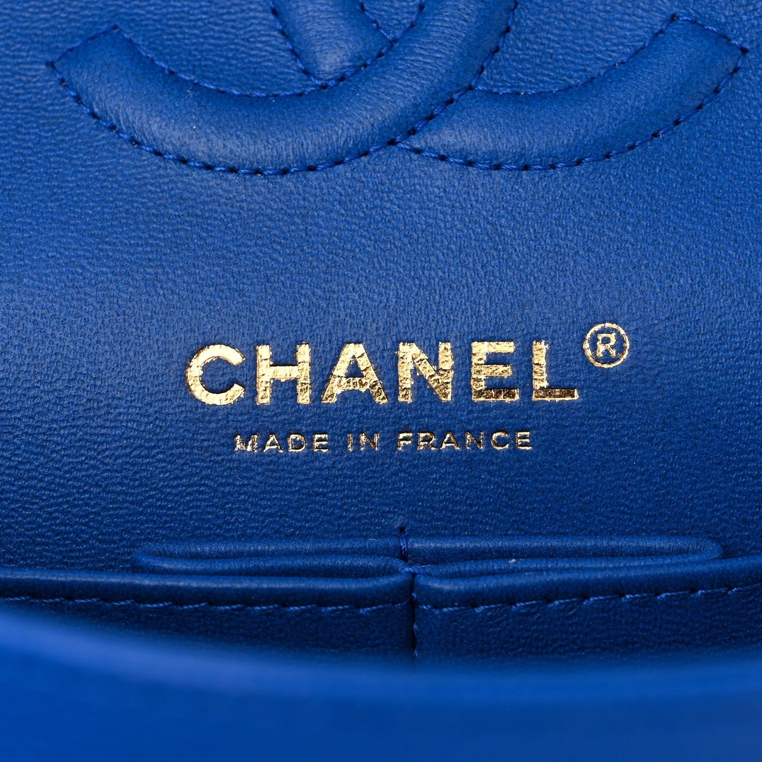 Chanel Caviar Quilted Small Double Flap Blue 6 of 11