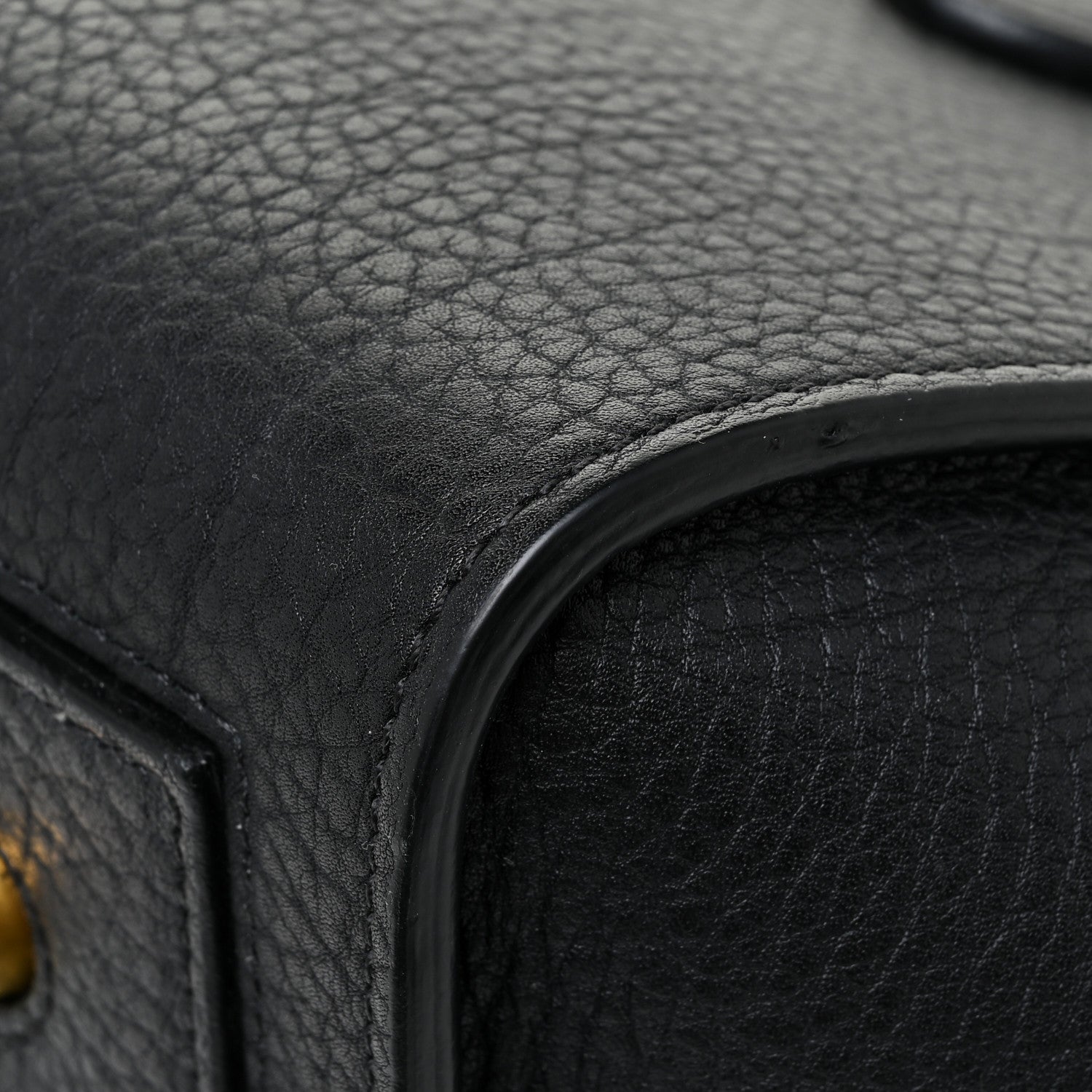 Celine Crisped Calfskin Mini Tie Knot Tote Black 15 of 16