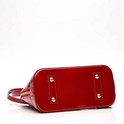 Louis Vuitton Vernis Alma BB Pomme D'Amour 5 of 8