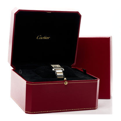 Cartier Stainless Steel 18K Yellow Gold 25mm Tank Francaise Quartz Watch 5 of 5