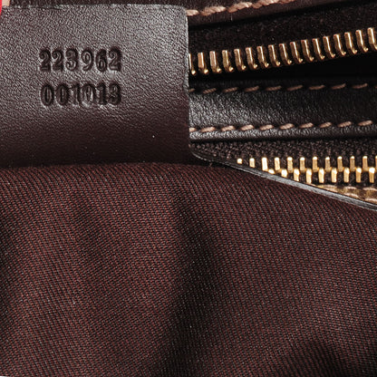 Gucci Crystal Monogram Mix Medium Boston Brown 7 of 9