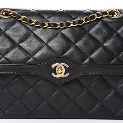 Chanel Lambskin Quilted Small Double Flap Black 13 of 20