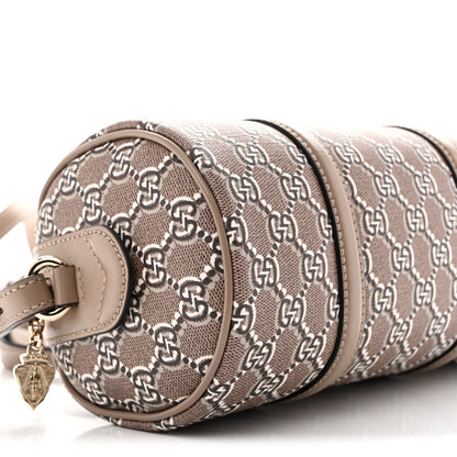 Gucci GG Shadow Monogram Top Handle Bowler Bag Rocky Ebony Grey White Rocky 8 of 10