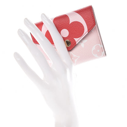 Louis Vuitton Monogram Giant Zoe Wallet Rouge Rose 2 of 8