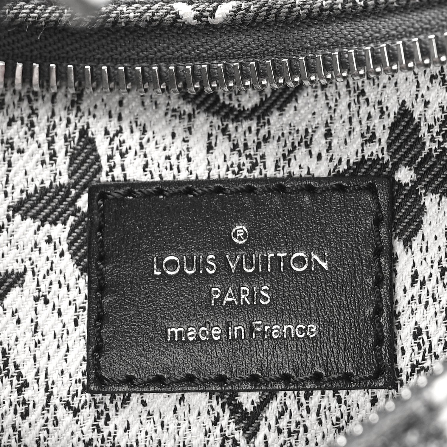 Louis Vuitton Monogram Jacquard Denim Loop Black 6 of 8