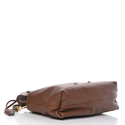 Burberry Calfskin House Check Little Crush Tan 4 of 16