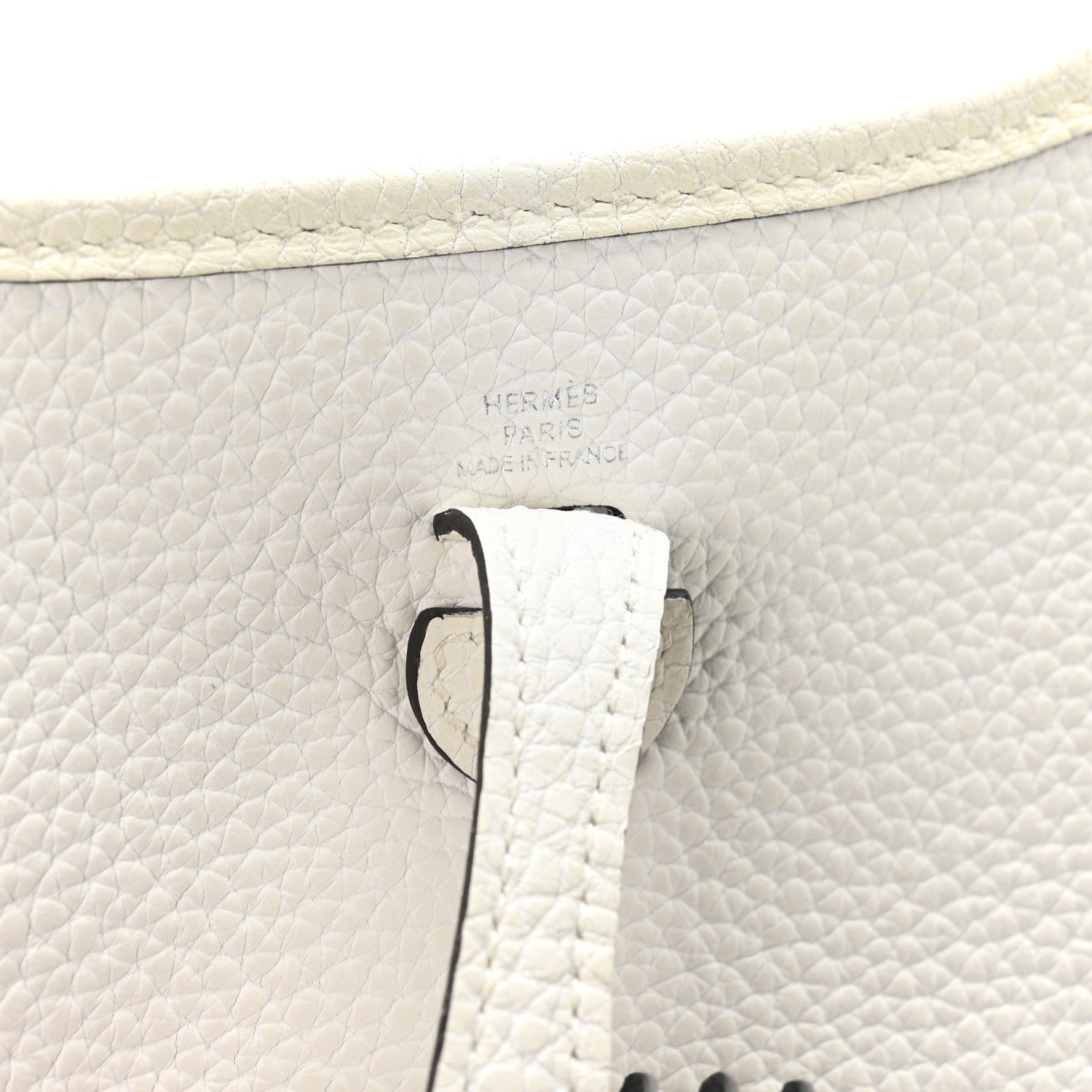 Hermes Taurillon Clemence Amazone Evelyne TPM New White 1860776