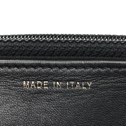 Chanel Glazed Calfskin Quilted Boy Wallet On Chain WOC Black 7 of 12