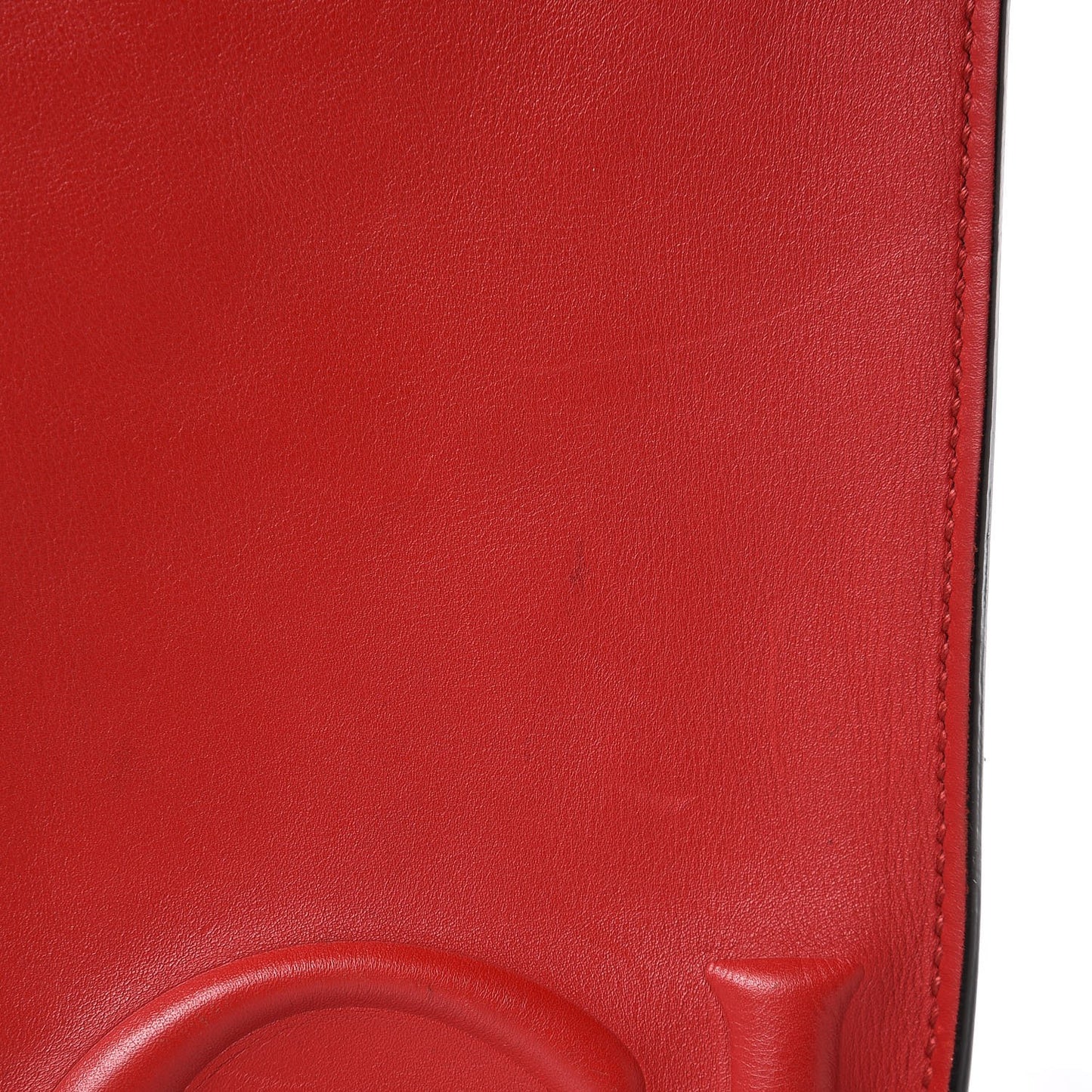 Calfskin Embossed Medium XL Tote Red