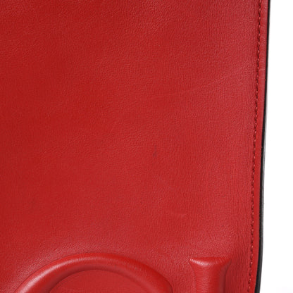Gucci Calfskin Embossed Medium XL Tote Red 22 of 25
