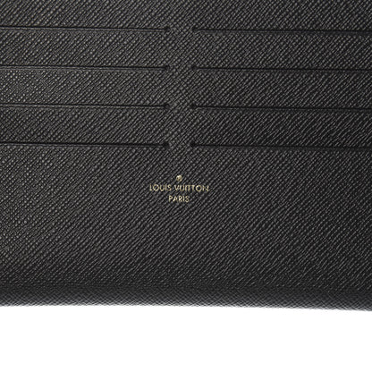 Louis Vuitton Calfskin Felicie Chain Wallet Card Holder Insert Black 6 of 6