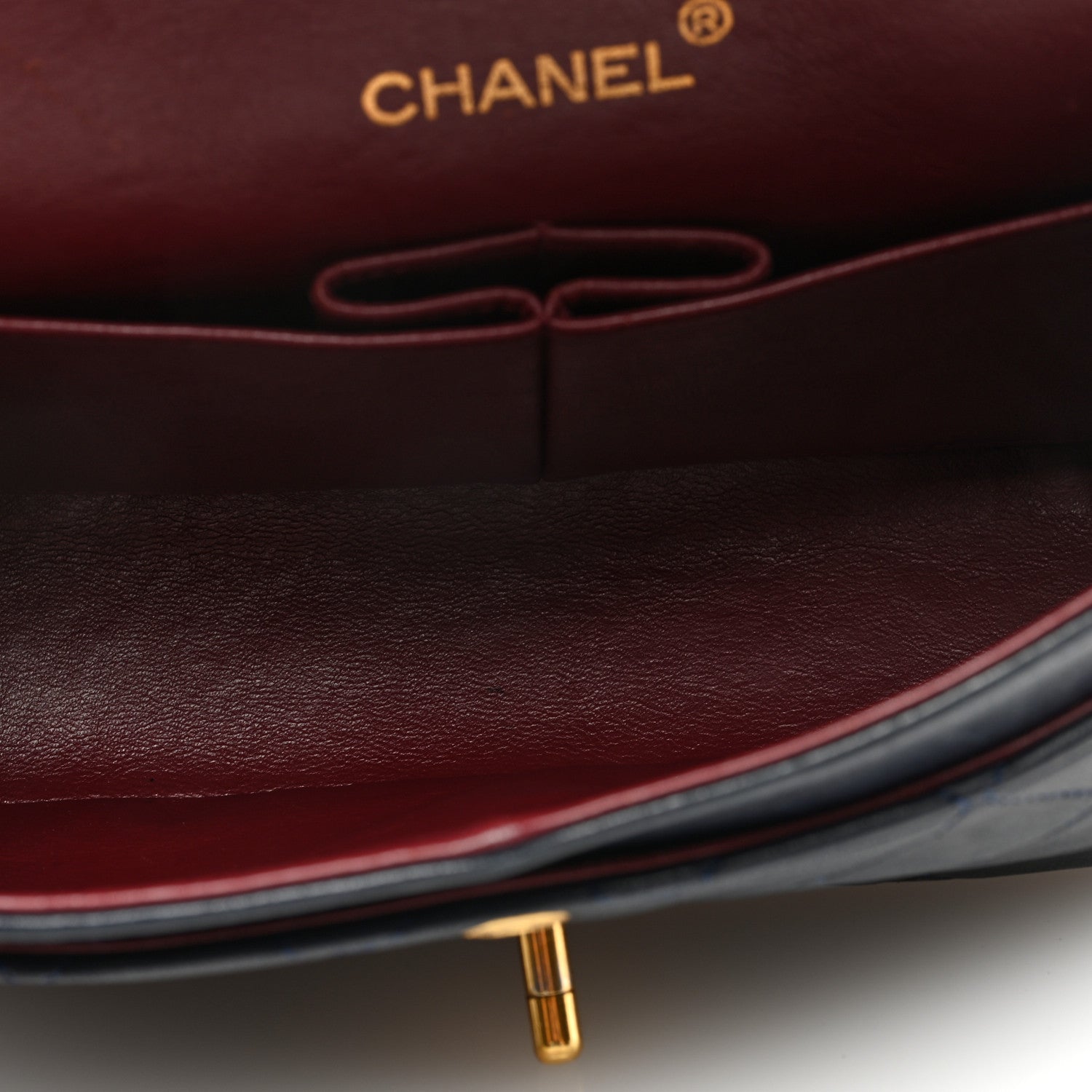Chanel Lambskin Quilted Small Double Flap Navy 5 of 10