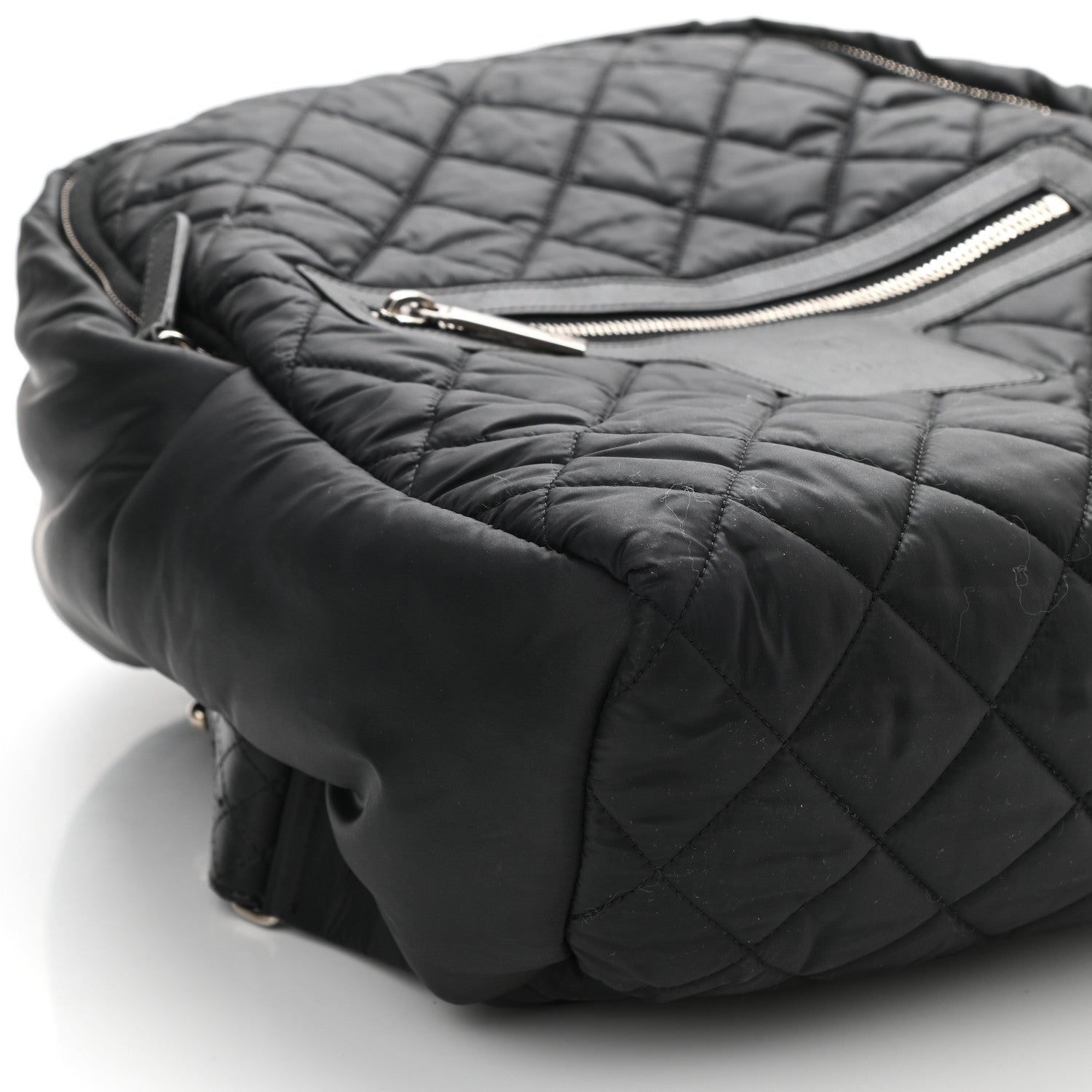 Chanel Nylon Quilted Coco Cocoon Backpack Black 9 of 10