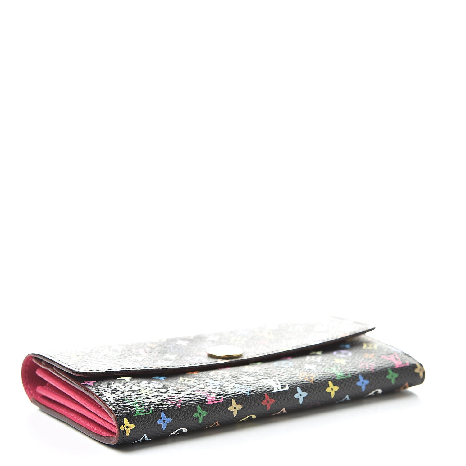 Louis Vuitton Monogram Multicolor Sarah Wallet Black Grenade 4 of 7