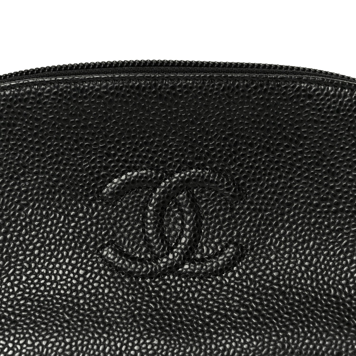 Chanel Caviar Timeless CC Cosmetic Pouch Black 8 of 8