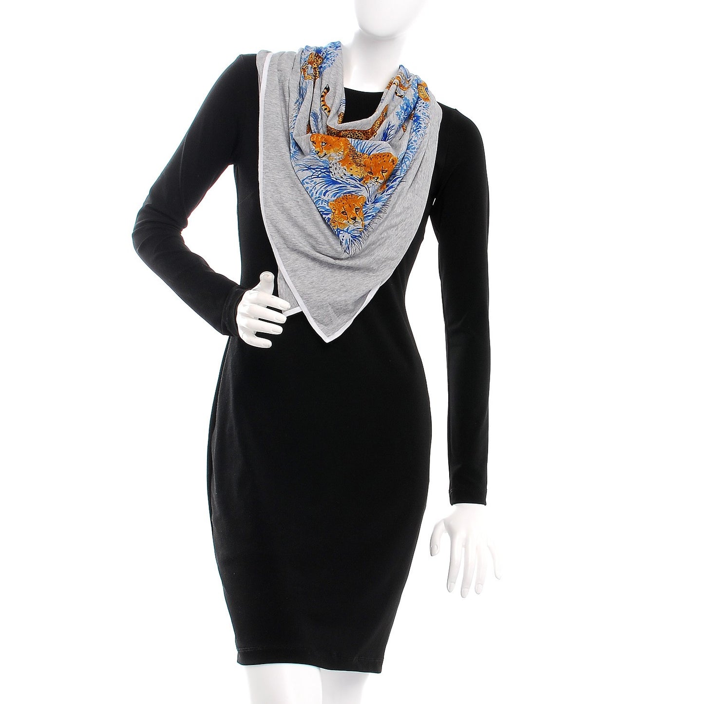 Cotton Guepards T-Shirt Scarf Gris