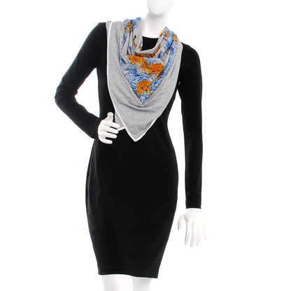 Hermes Cotton Guepards T-Shirt Scarf Gris 2 of 6