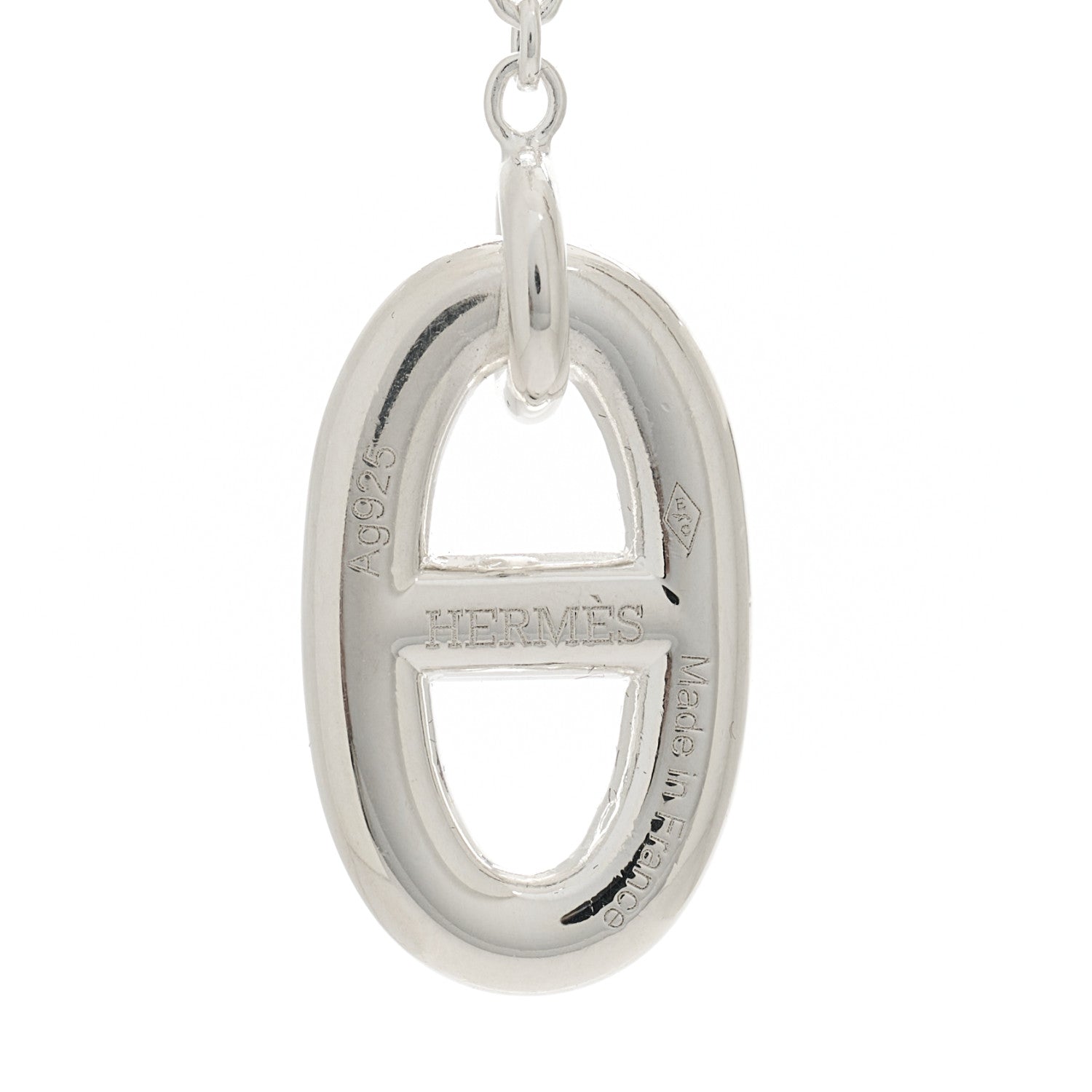 Hermes Sterling Silver Farandole Drop Earrings 4 of 5
