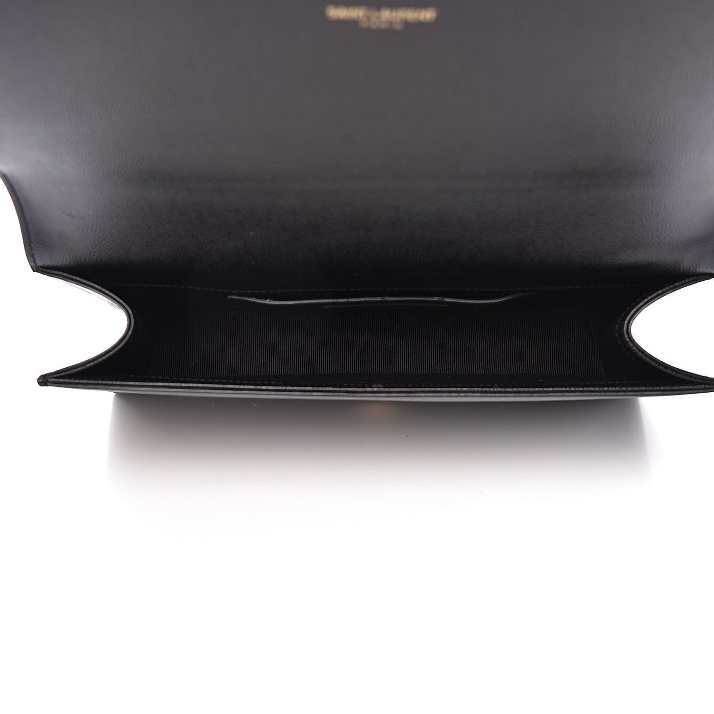 Grain De Poudre Classic Monogram Kate Clutch Black