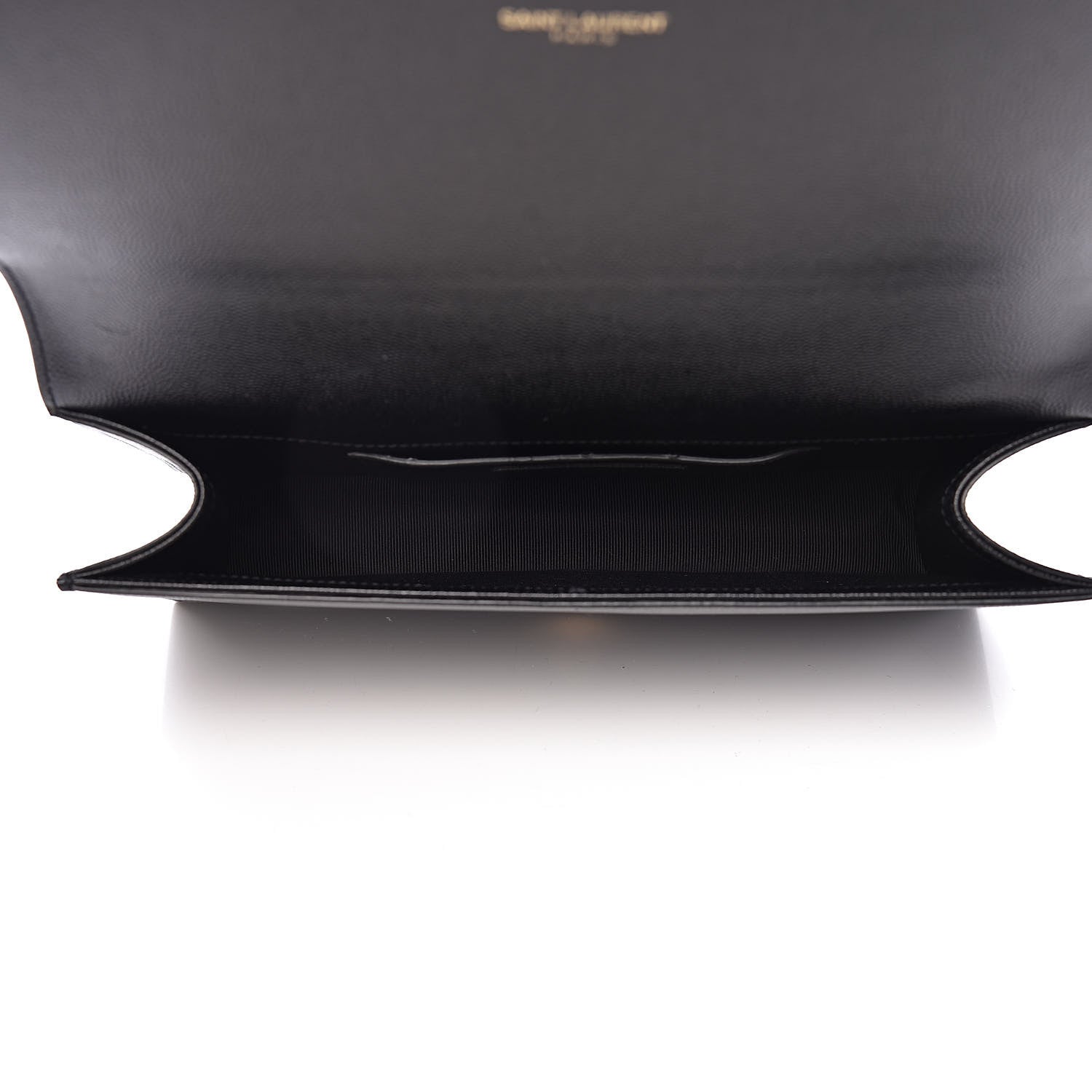 Saint Laurent Grain De Poudre Classic Monogram Kate Clutch Black 5 of 14