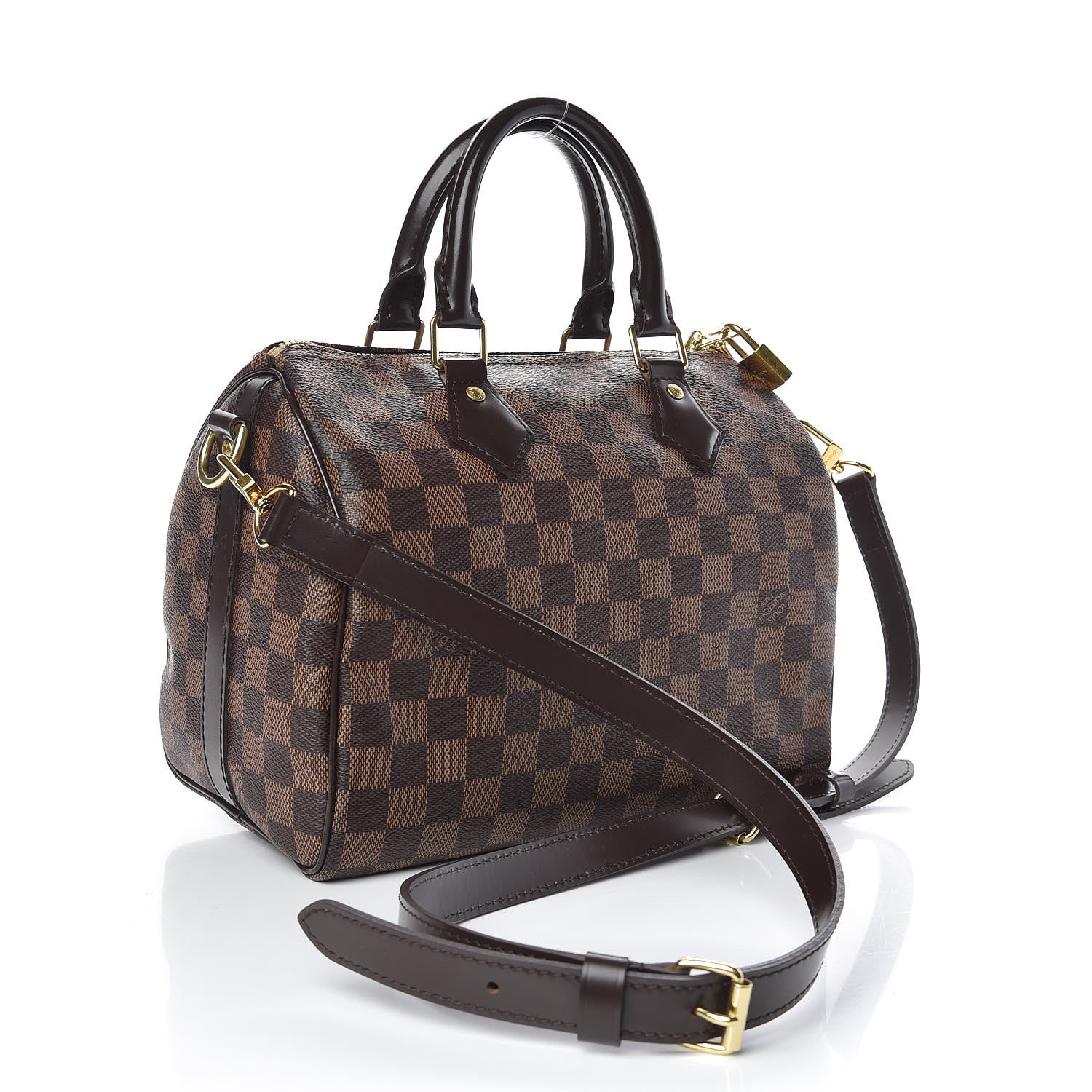 Louis Vuitton Damier Ebene Speedy Bandouliere 25 3 of 10