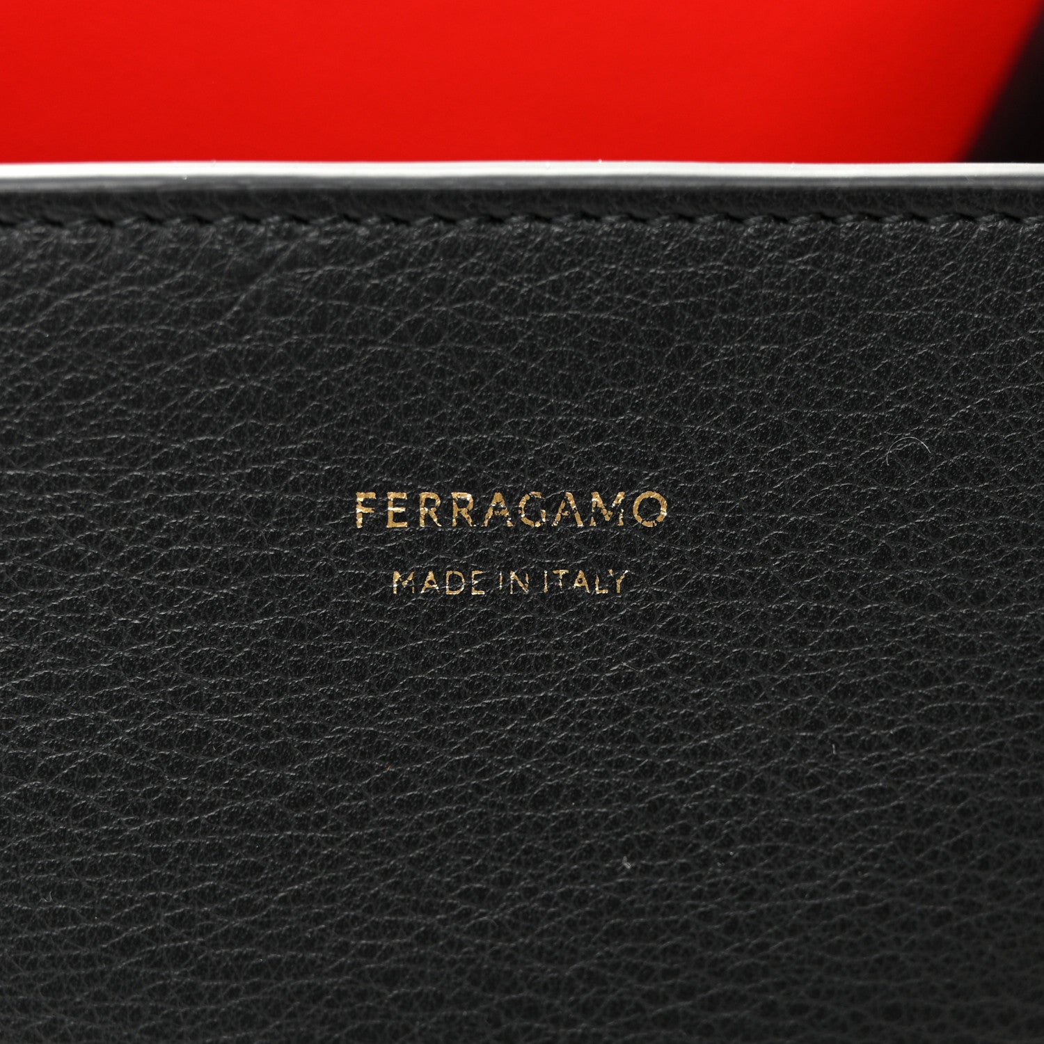Salvatore Ferragamo Calfskin Small Hug Bag Black 6 of 9