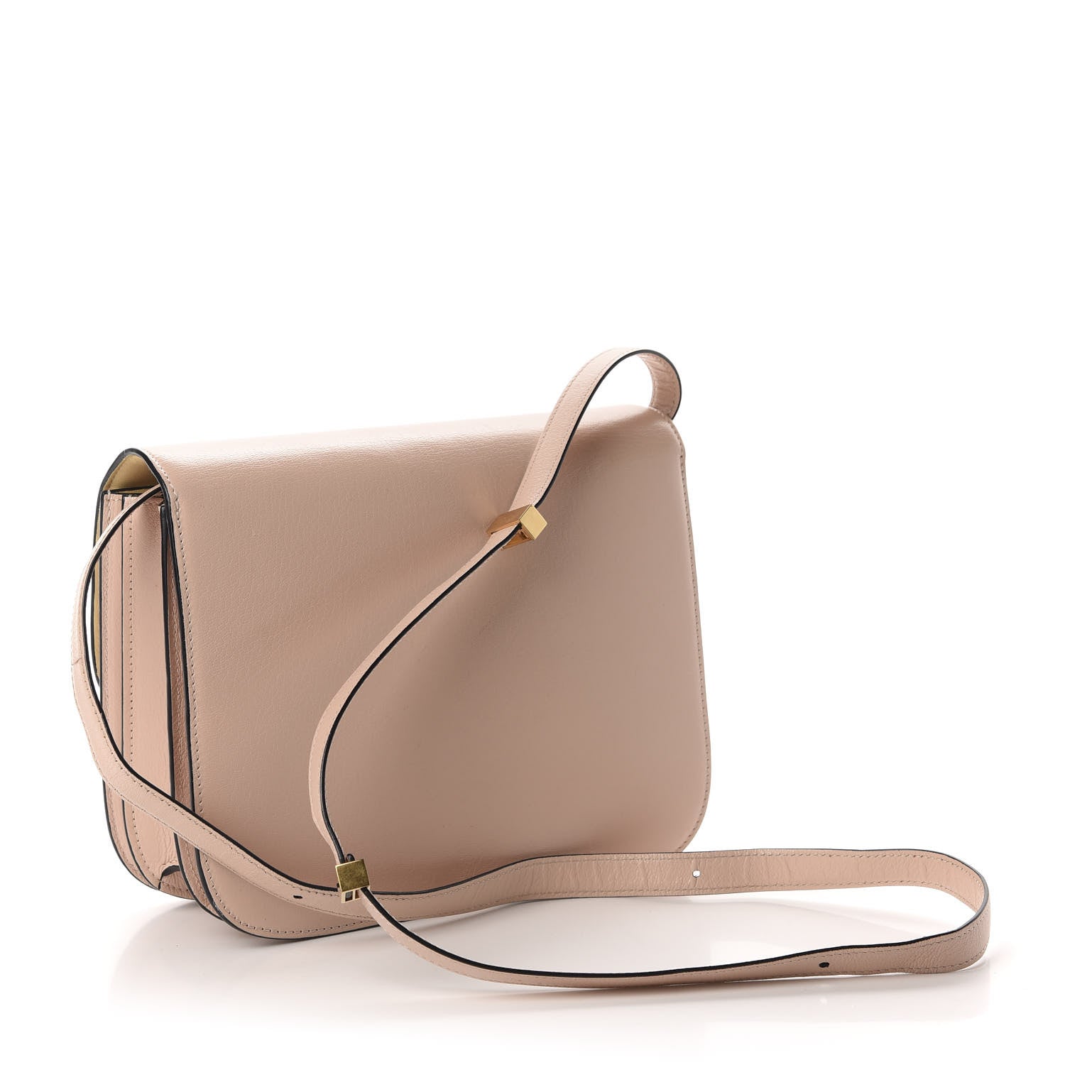 Celine Shiny Goatskin Medium Classic Box Flap Bag Blush 3 of 15