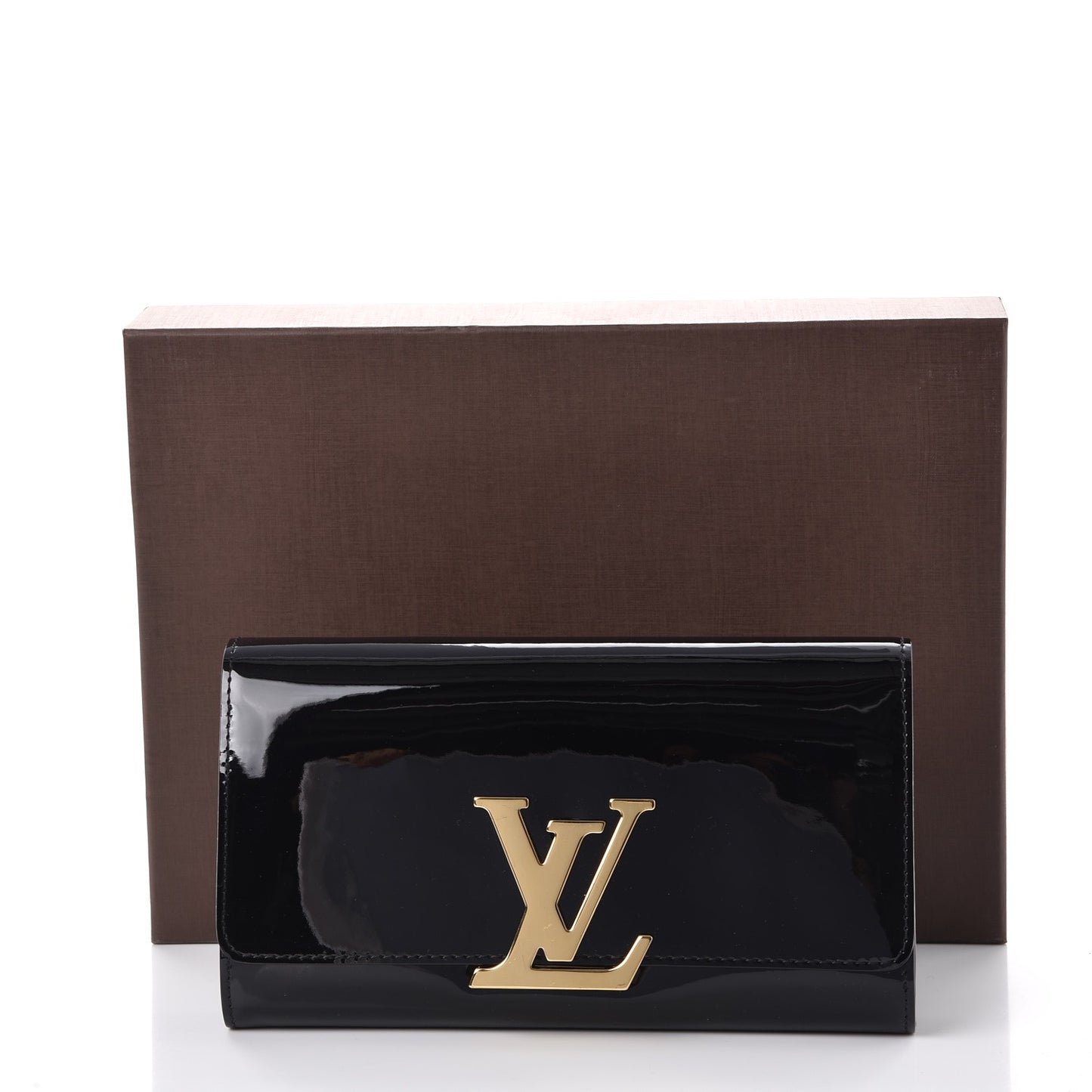 Patent Neo Sobe Louise EW Clutch Black