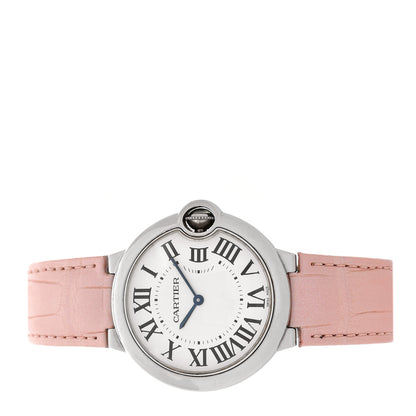 Cartier Stainless Steel Alligator 36mm Ballon Bleu De Cartier Quartz Watch 2 of 6