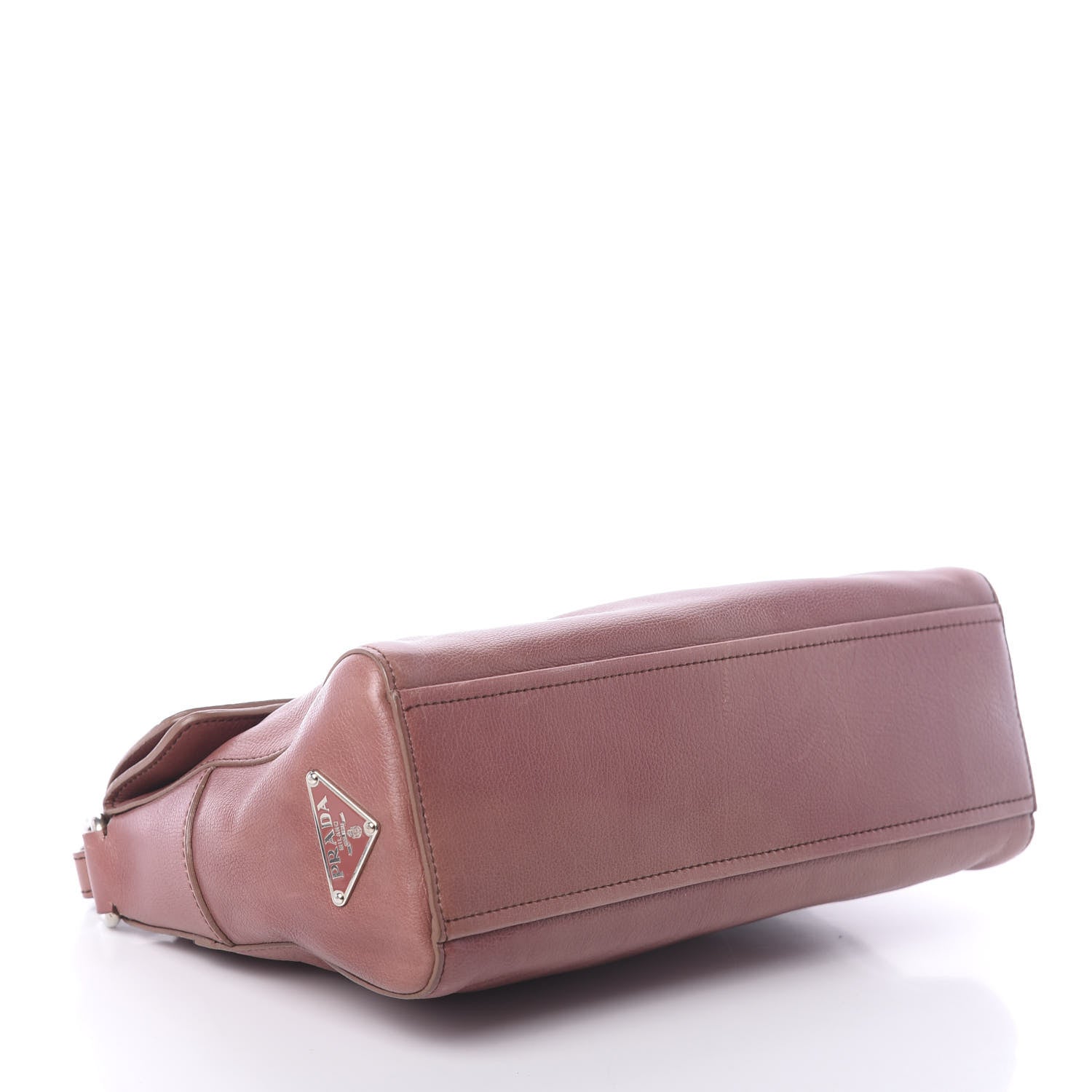 Prada Buffalo Easy Pushlock Flap Shoulder Bag Confetto 4 of 8